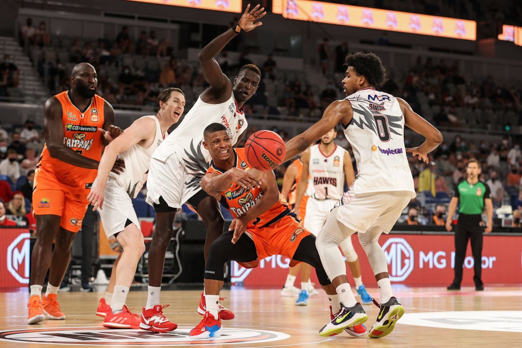 Hawks bitten by sharp shooting Taipans