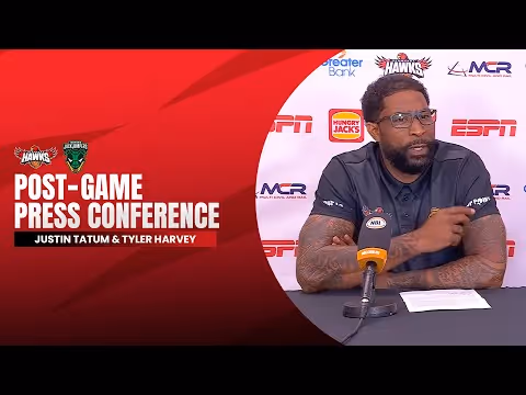 RD 1 Press Conference v Tasmania JackJumpers | Illawarra Hawks