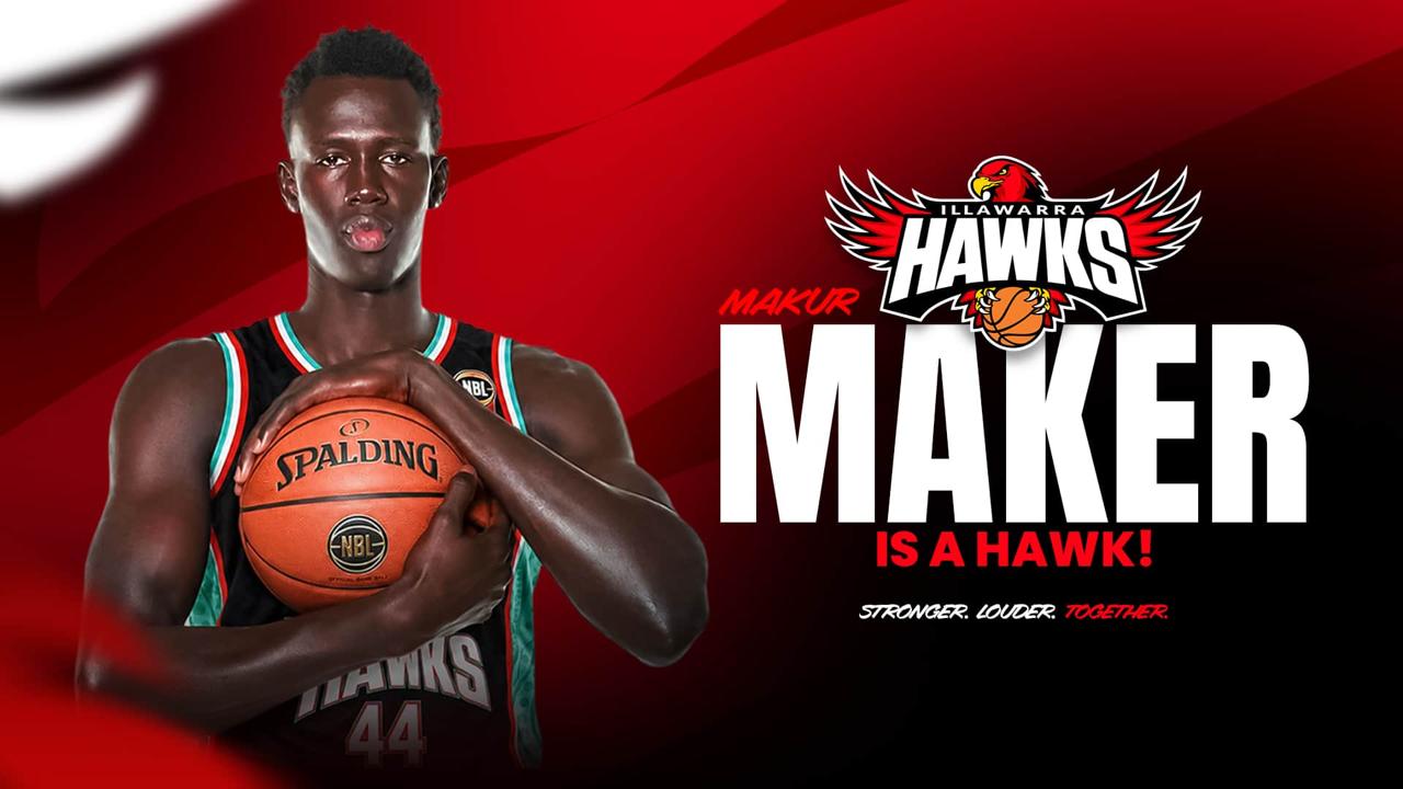 Makur Maker signs with the Hawks pending league approval