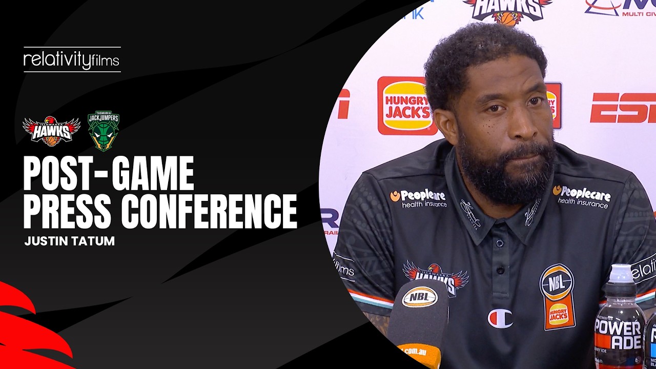Press Conference: Hawks vs Tasmania JackJumpers | RD4 NBL27