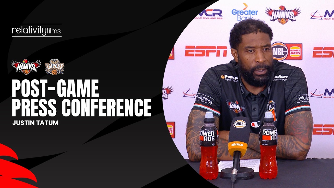 Press Conference: Hawks vs Cairns Taipans | RD4 NBL27