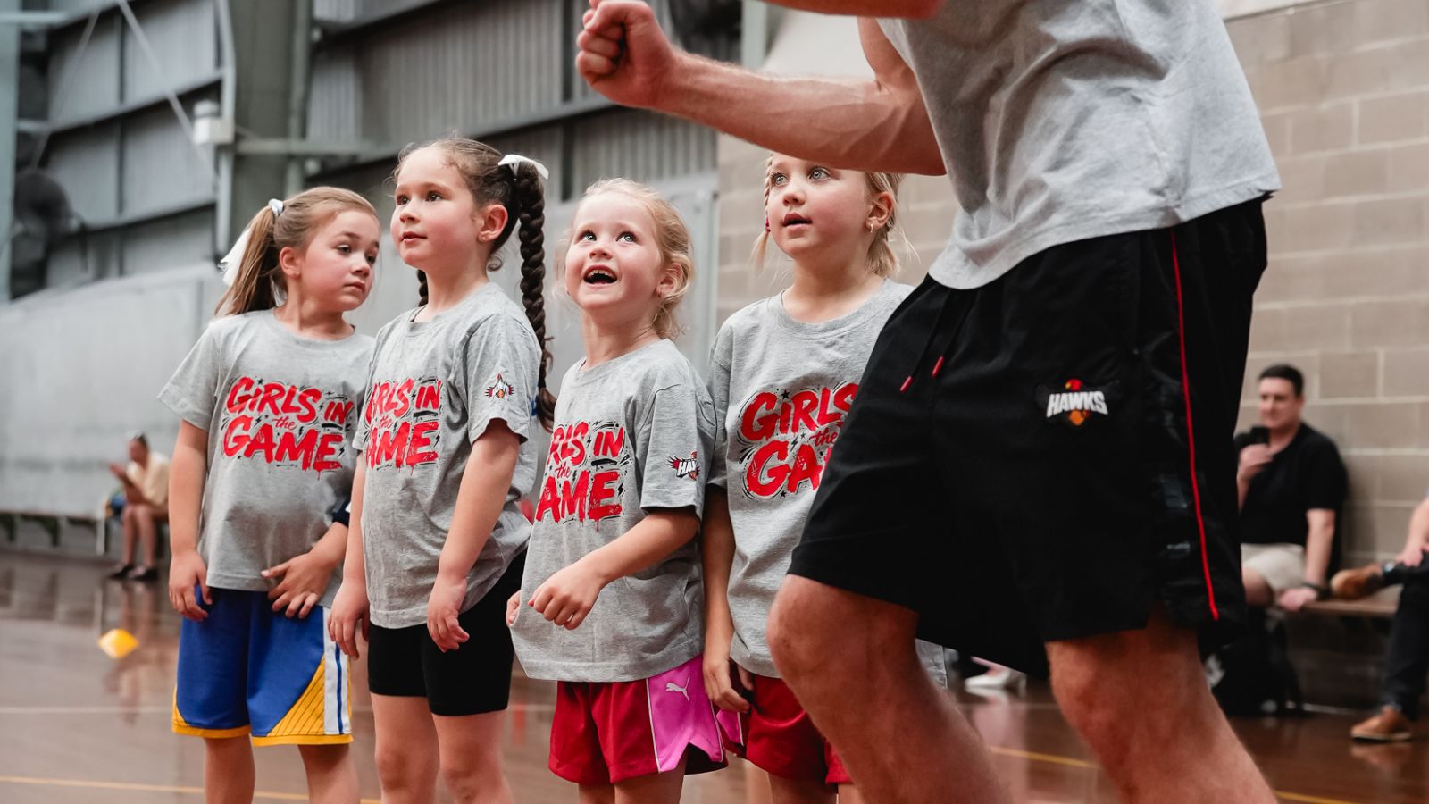 Dan Grida brings the energy to Girls in the Game at Berkeley