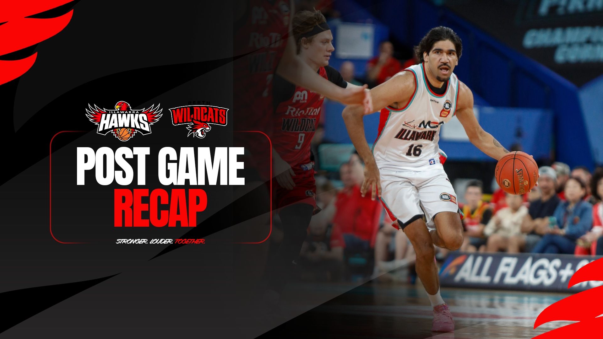 Johny Narkle came home to WA, hit a four-point play and lit the fuse for a 21-12 finish and a Hawks win.