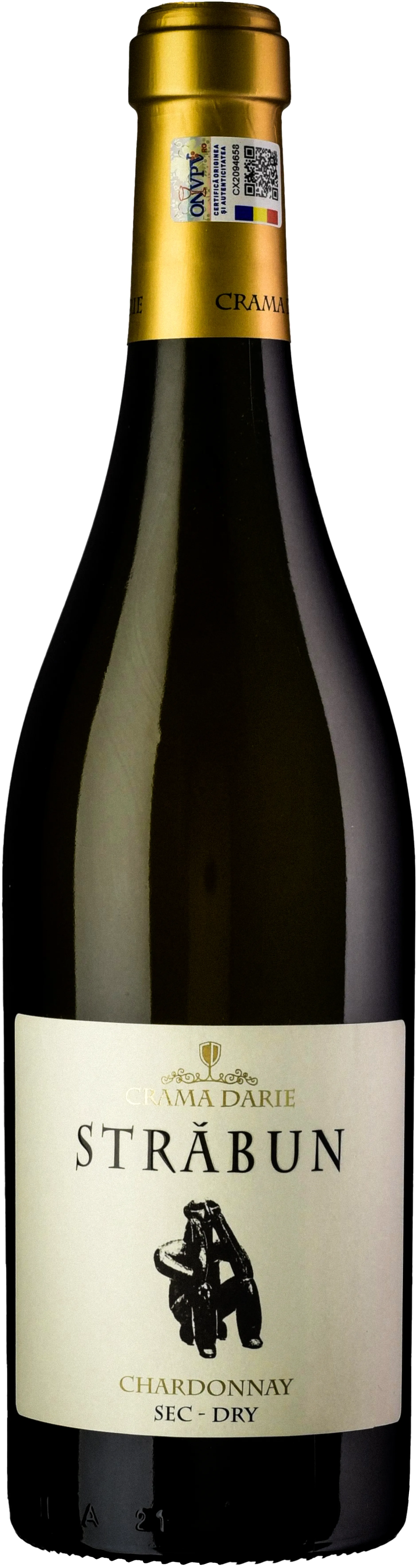 Sticlă Străbun Chardonnay 2023 – Crama Darie