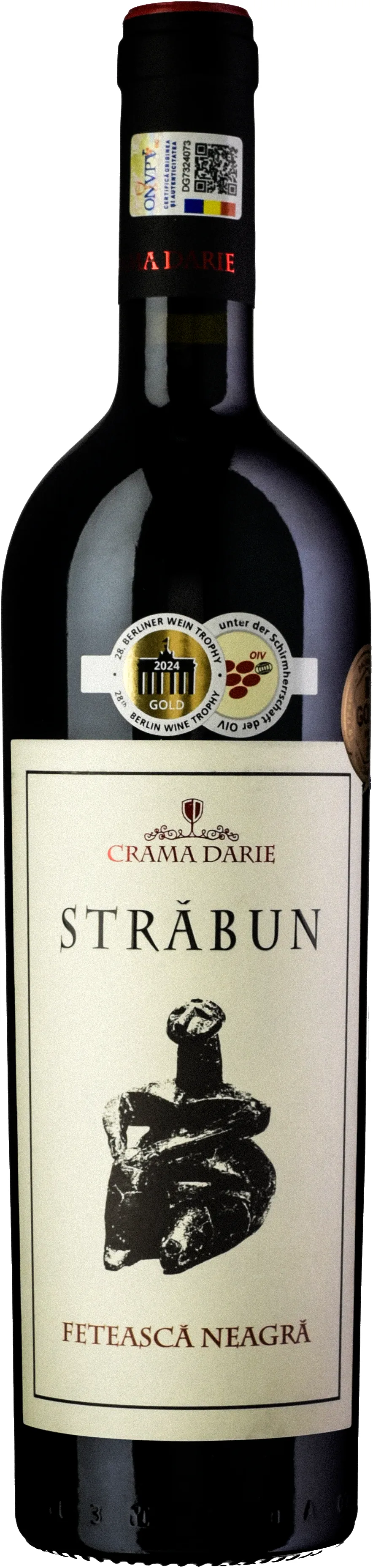 Sticlă Străbun Feteăscă Neagră 2022 – Crama Darie