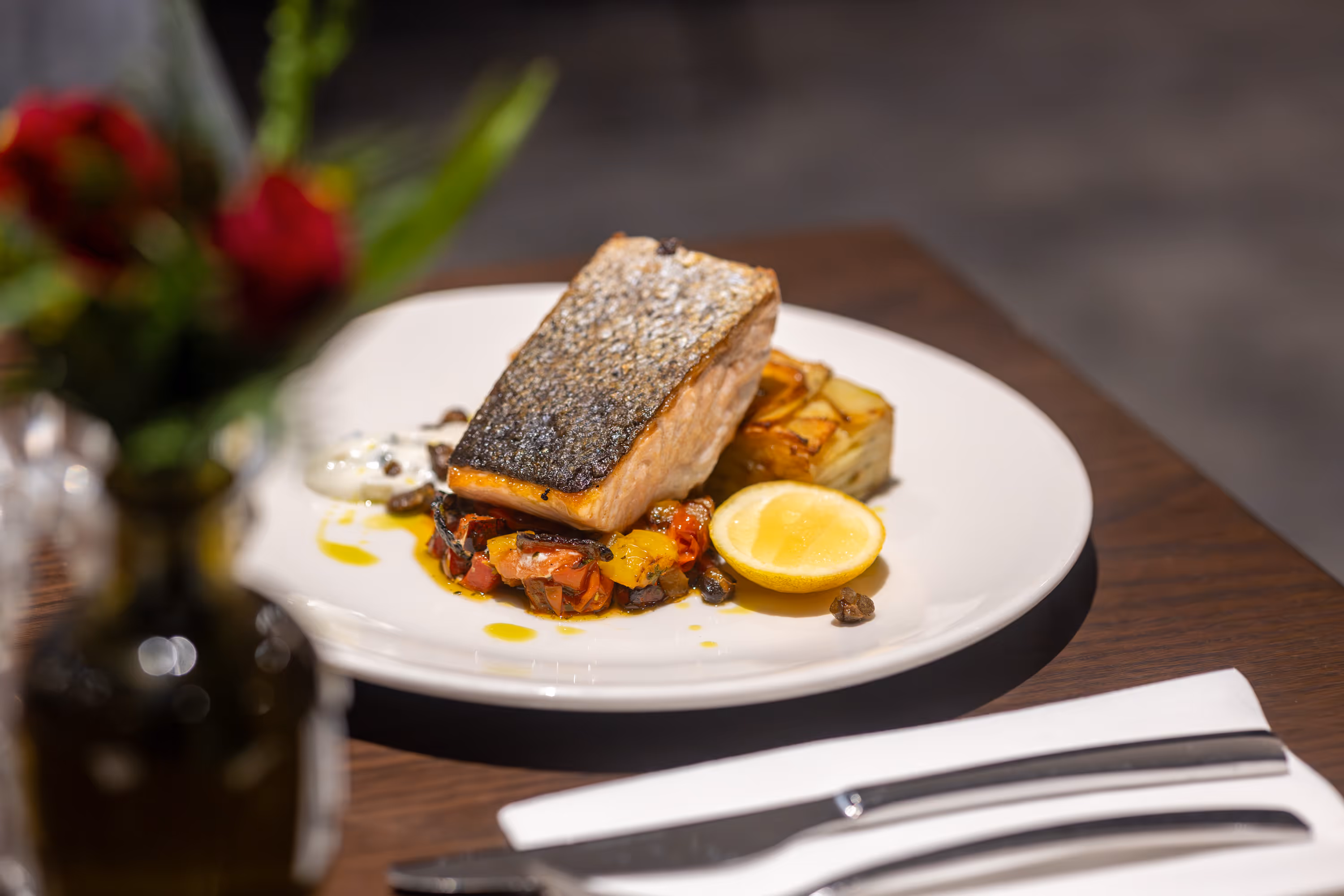 D'Arcy's Garden Restaurant Dinner Menu.