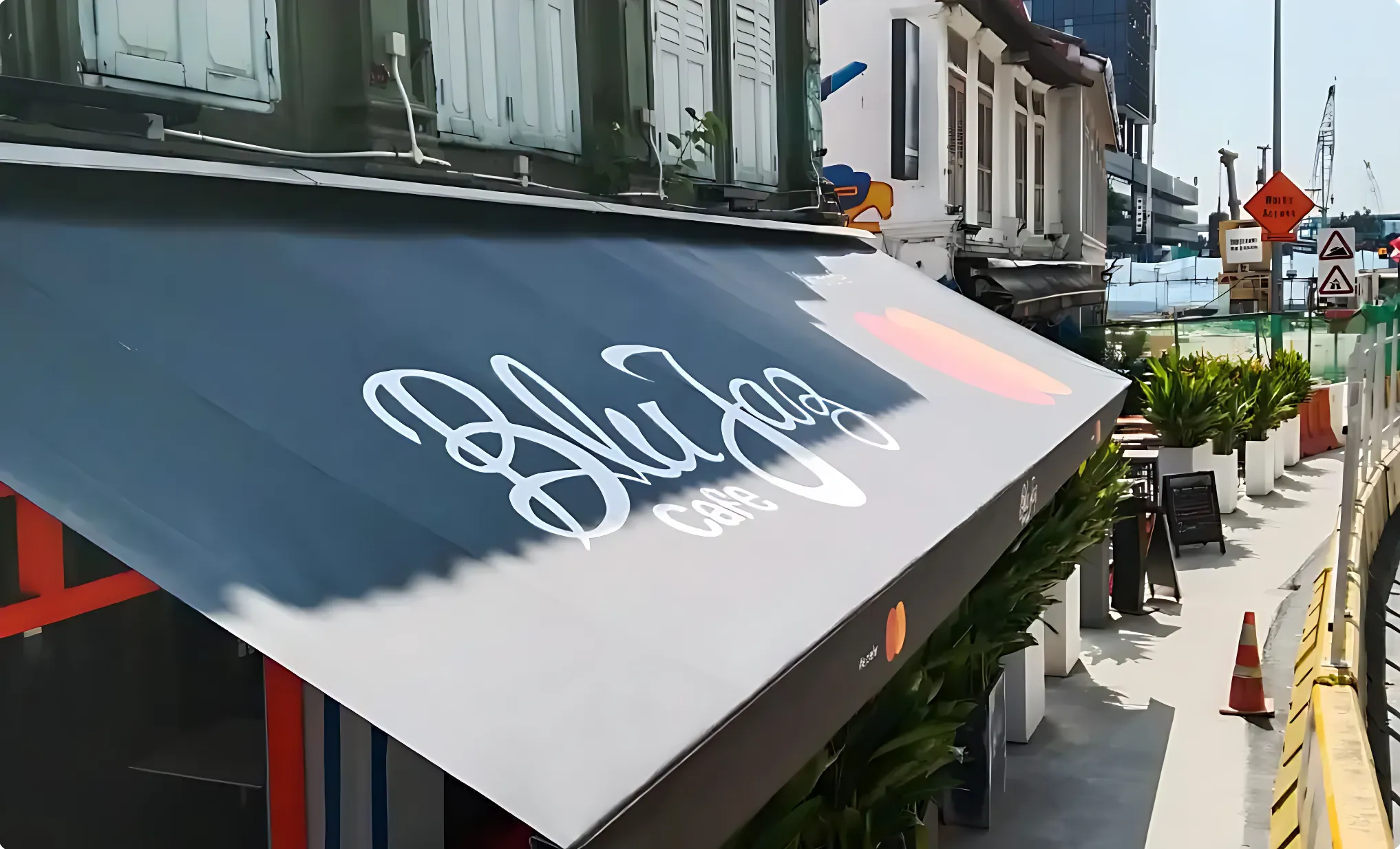 Outdoor Awning Installation