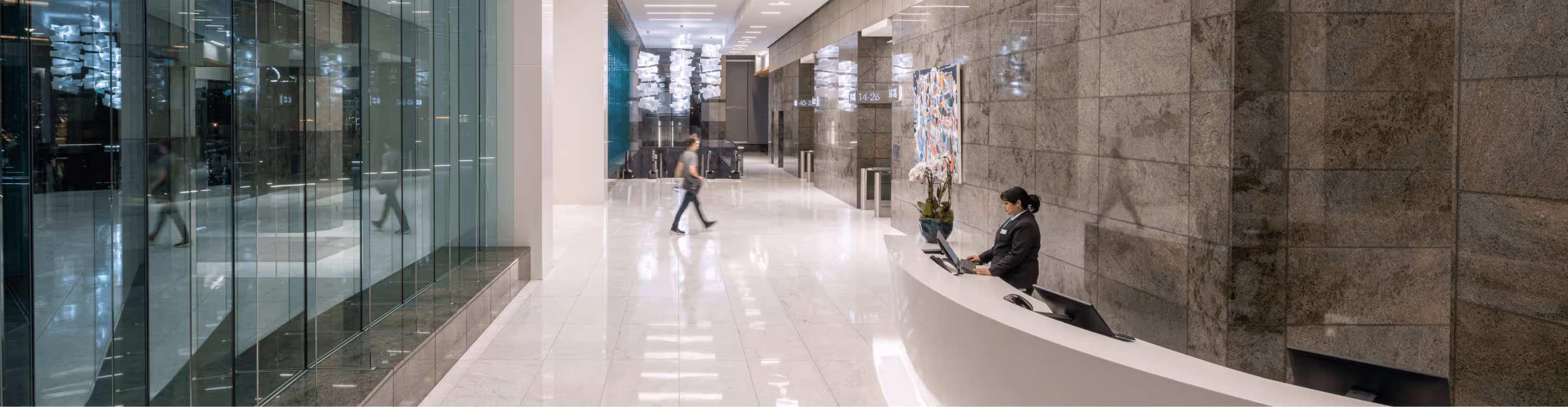 Lobby 2 California Plaza in Los Angeles, CA