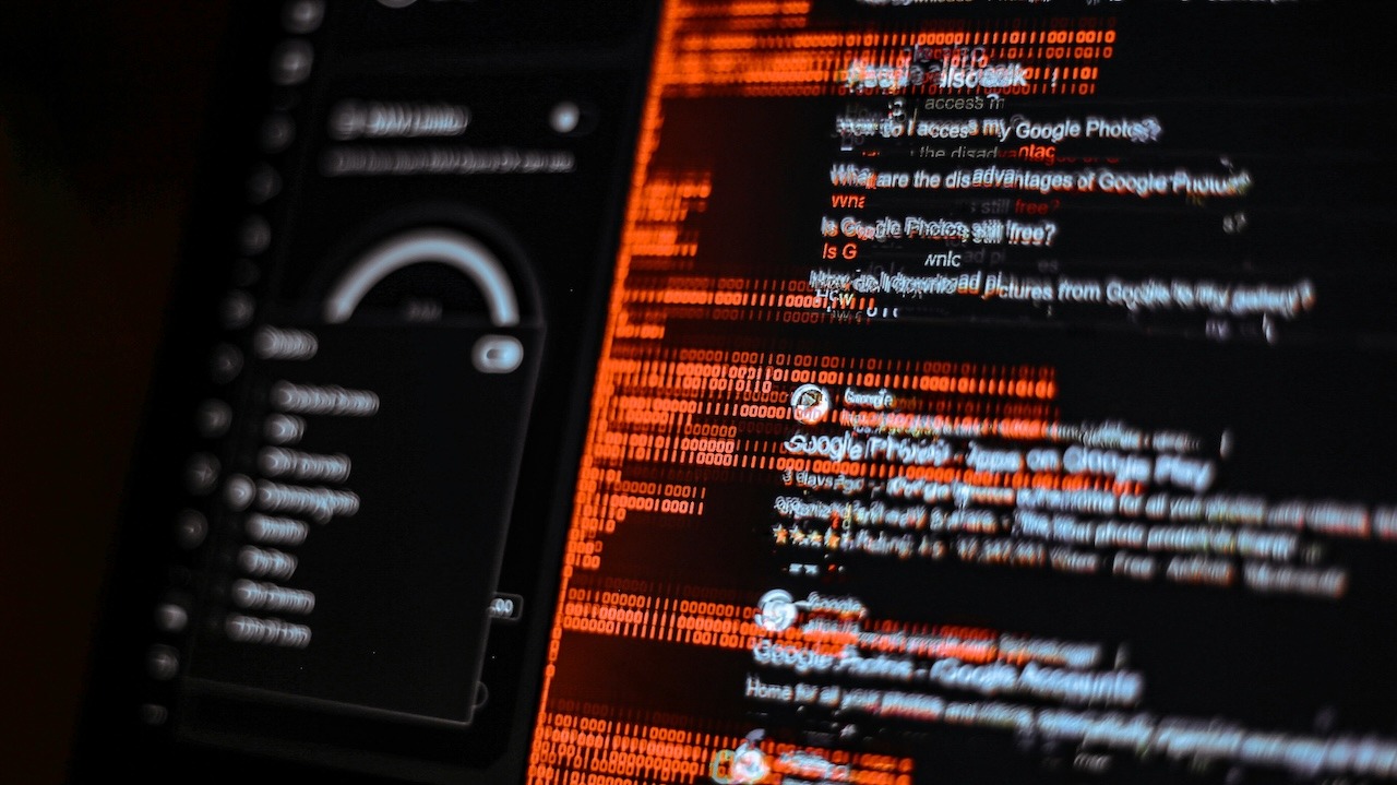 Malware on computer screen