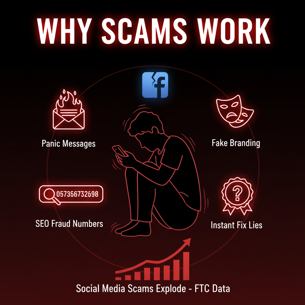 facebook scam phone number 