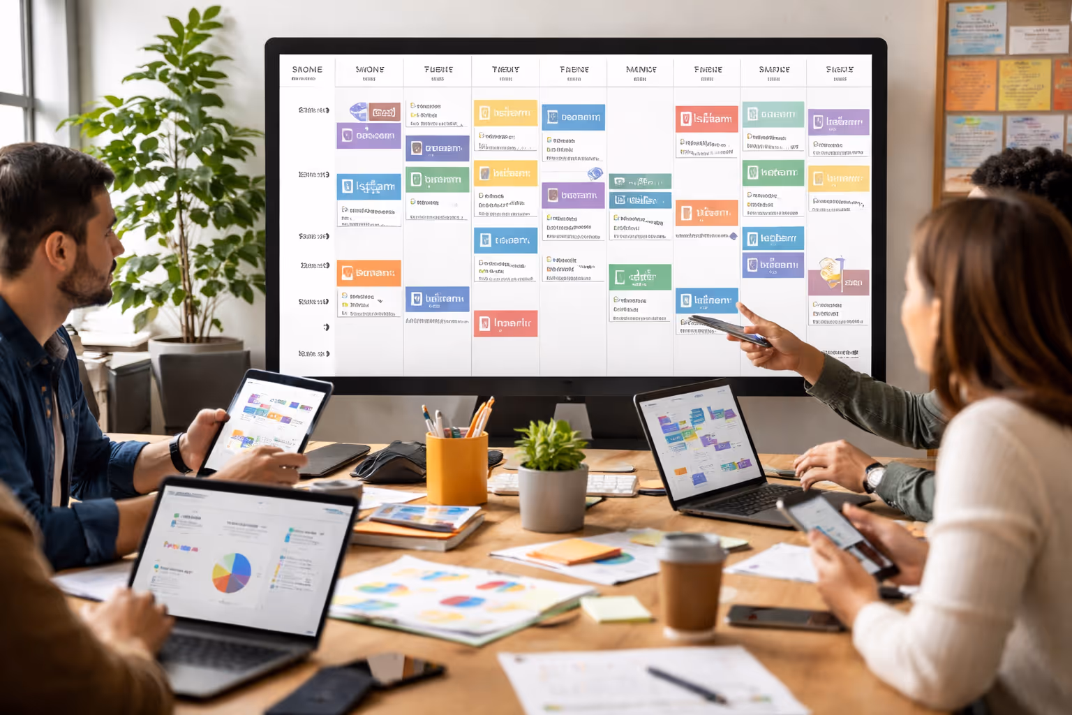 Centralized content calendar for Social Media