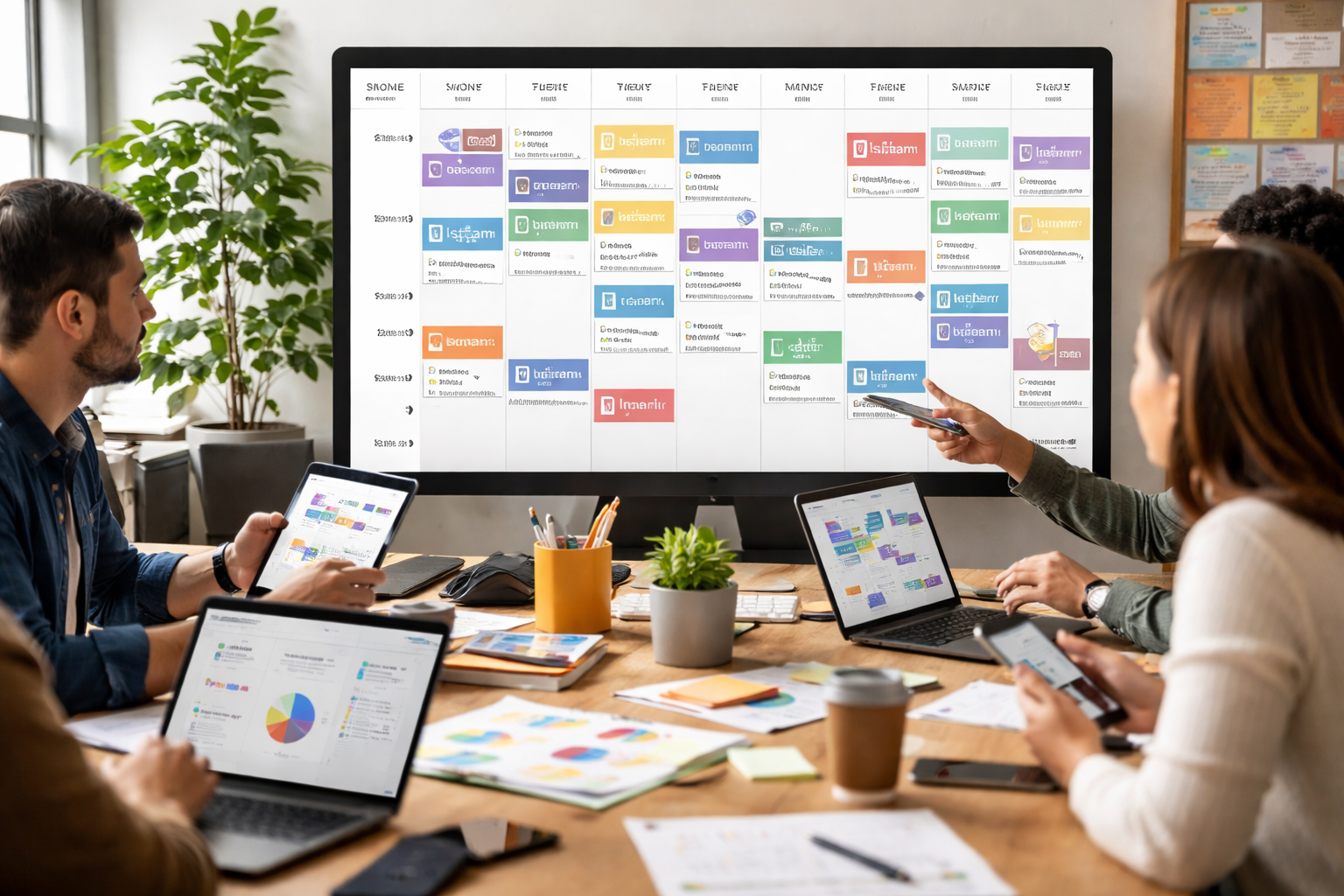 Centralized content calendar for Social Media 