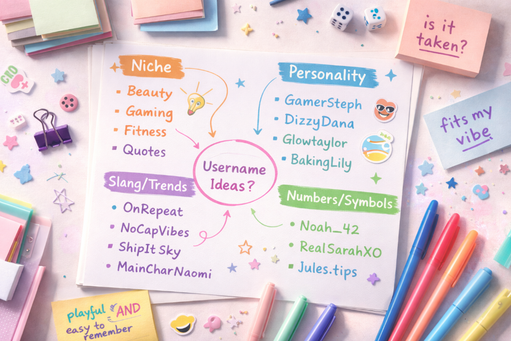 Coming up with unique TikTok username ideas