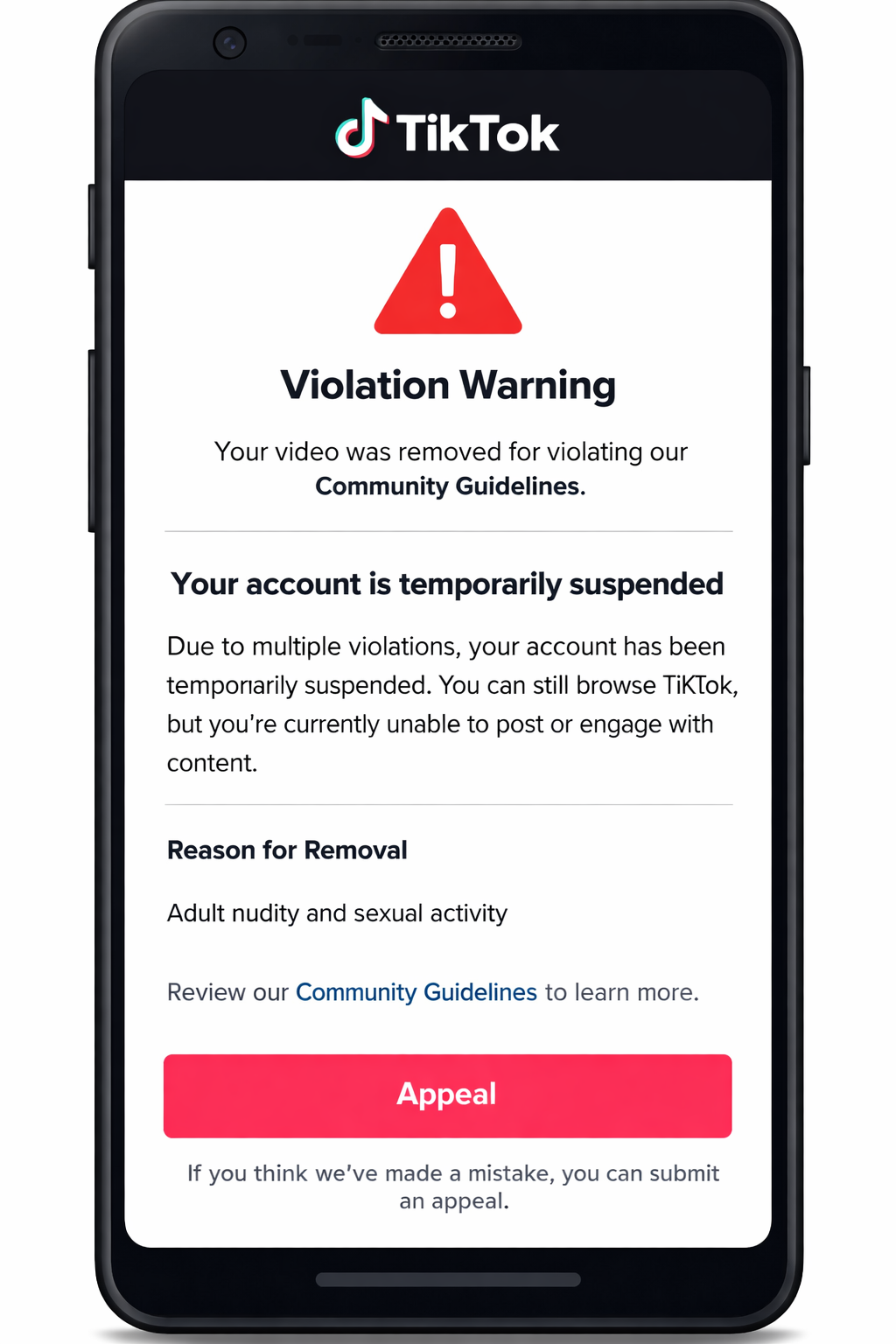 TikTok Account Suspension: Common Causes and Prevention