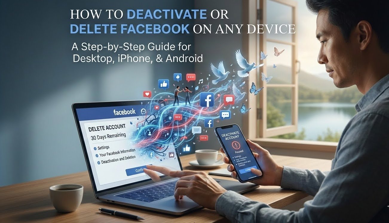How to Deactivate or Delete Facebook on Any Device