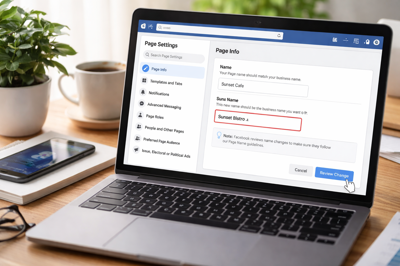 How to Change Business Name on Facebook | Update Your Page Name