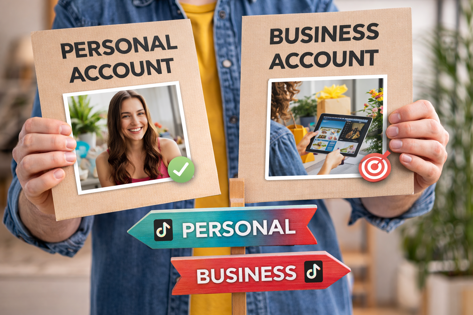 Guide on TikTok business account vs personal.