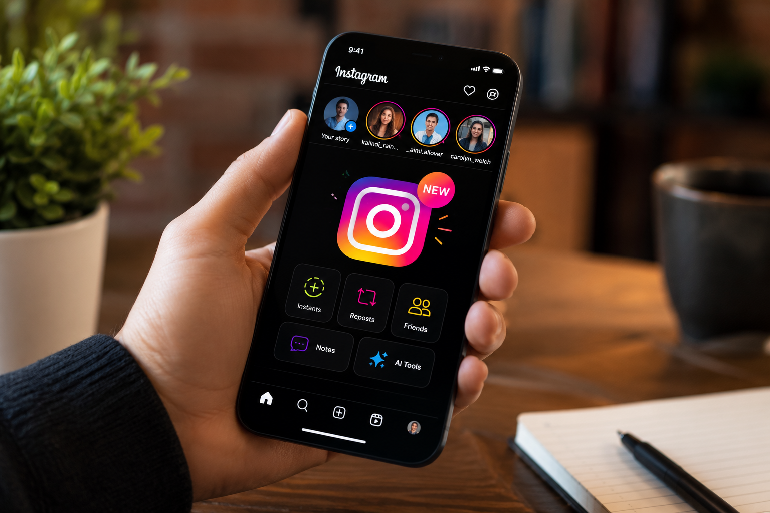 Instagram latest features updates 2026 on smartphone screen