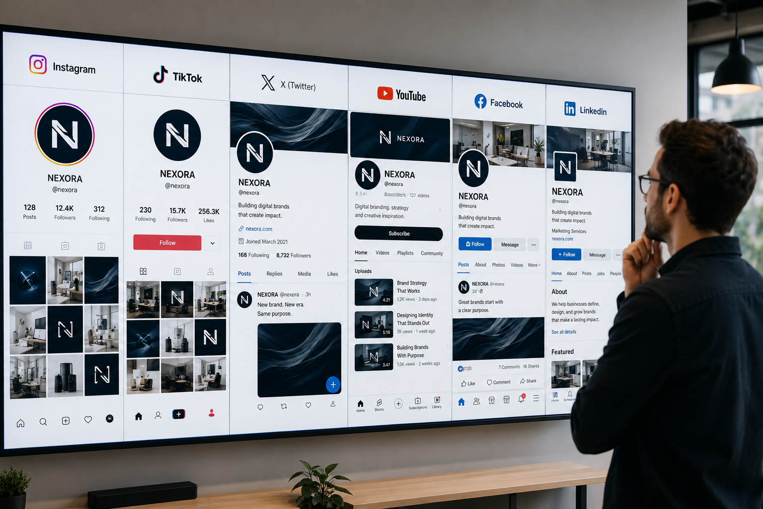 Username consistency across social media accounts