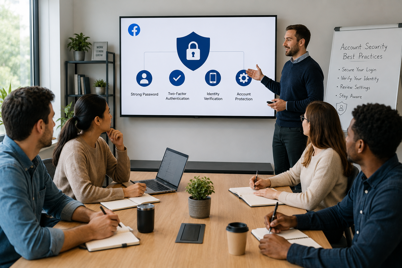 Facebook account security and verification guide