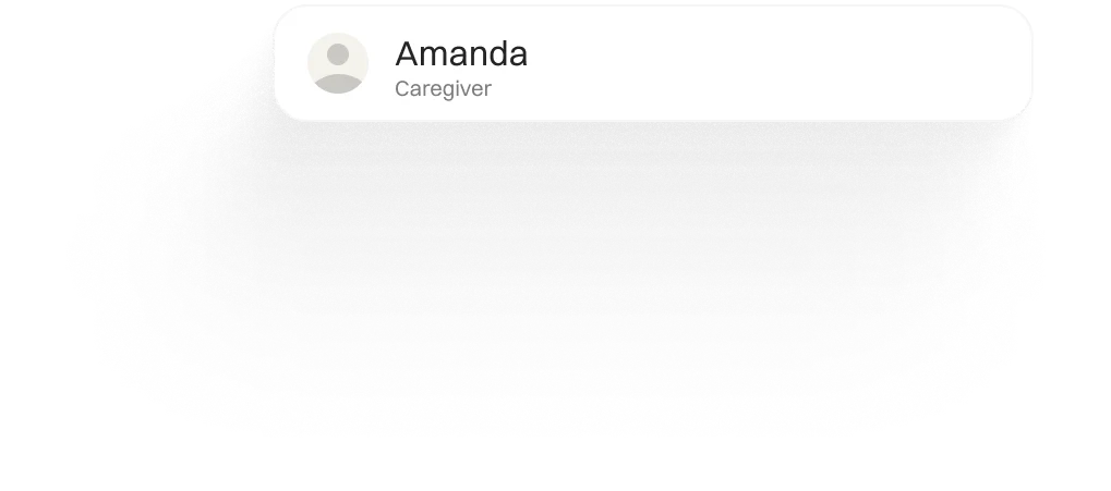 Caregiver card