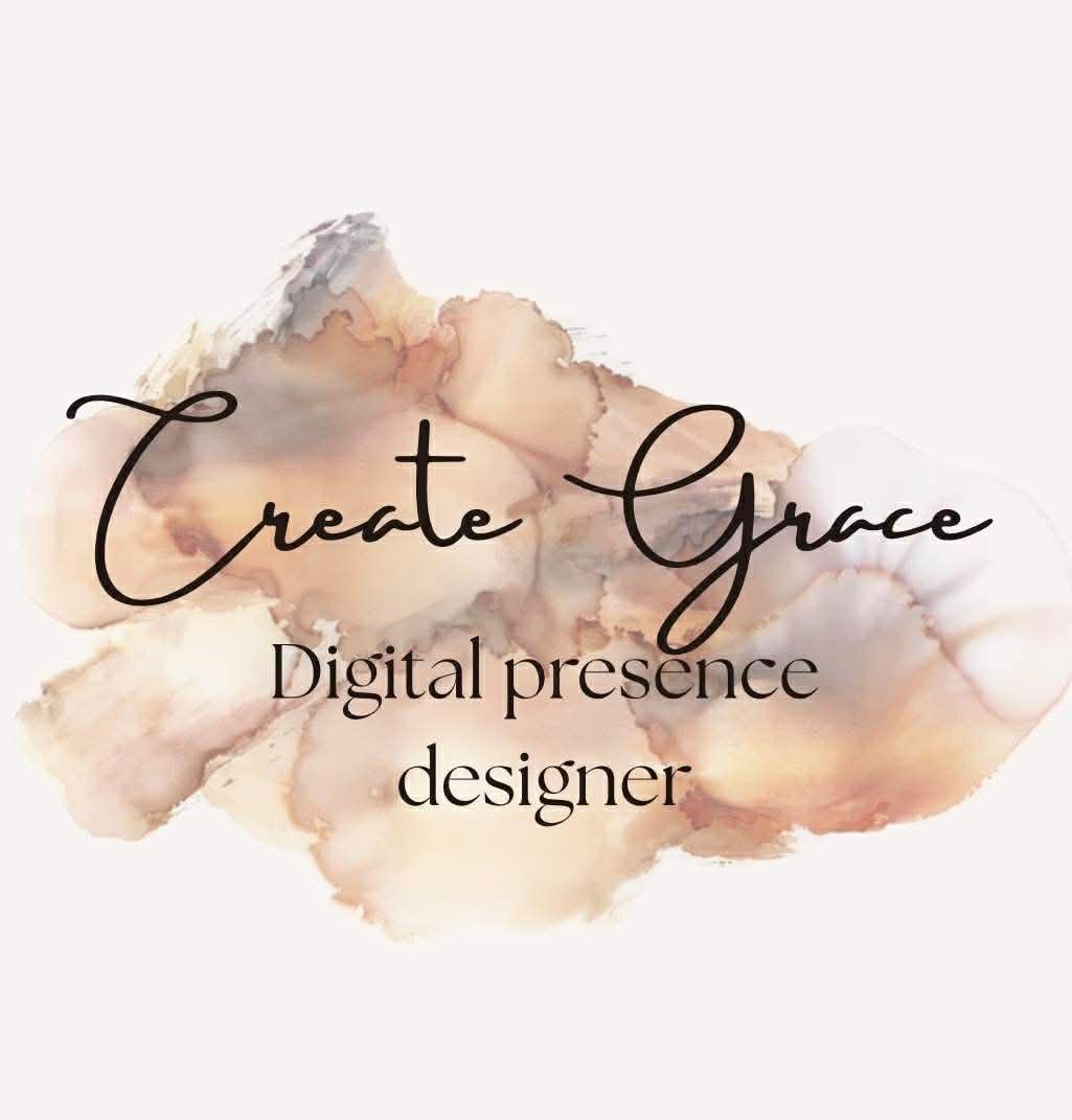Collection of digital assets by Create Grace, including banners, graphics, and visual elements for business branding