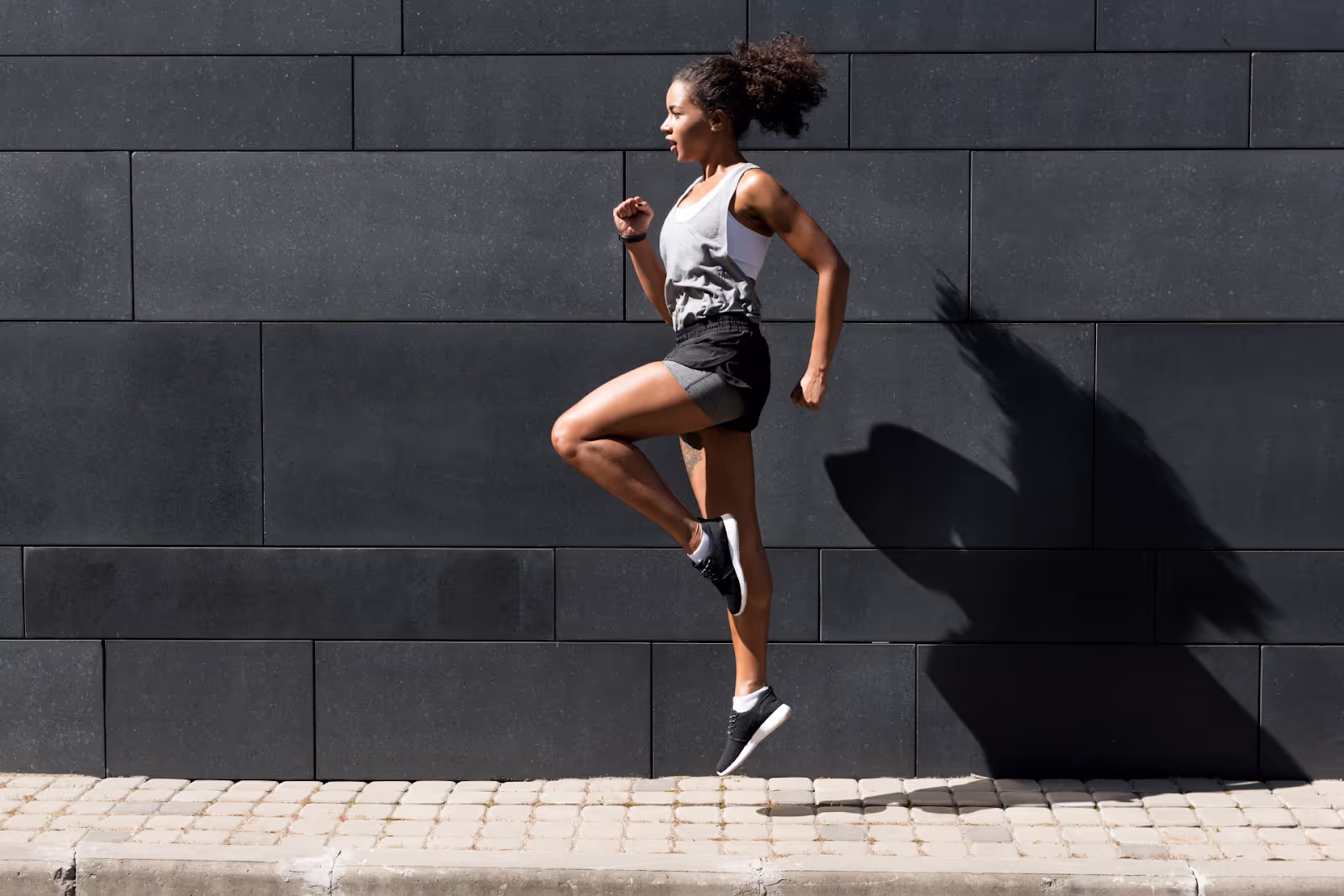 woman running