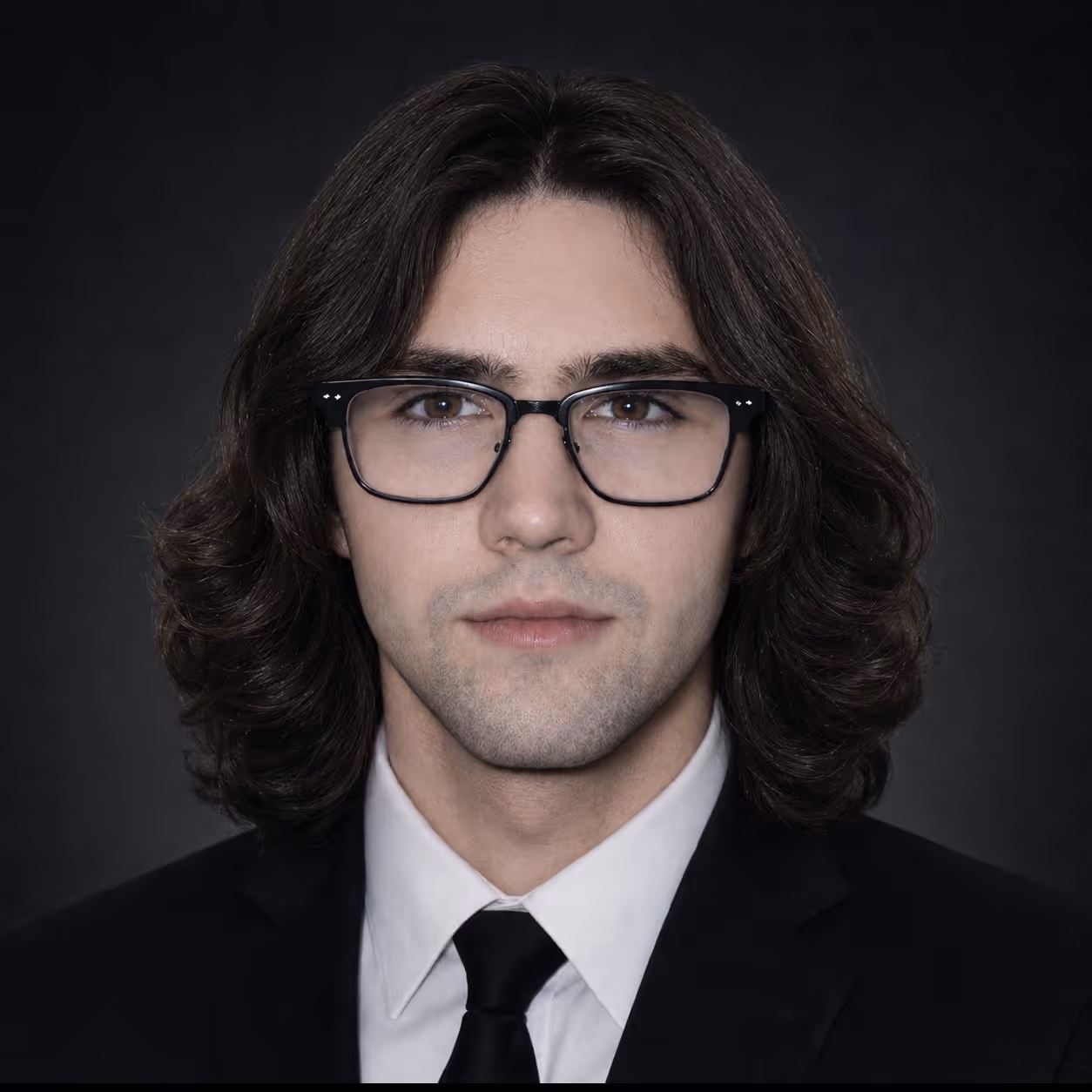 Professional headshot of Raymond Ficere, Founder of Foxbyte Media, wearing a black suit.