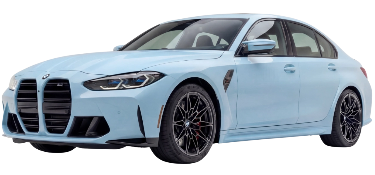 BMW M3 with Full Body PPF Wrap (Whole Car Paint Protection Film, Clear Bra)