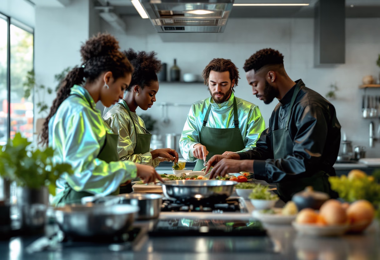 image of community involvement (for a grocery store)