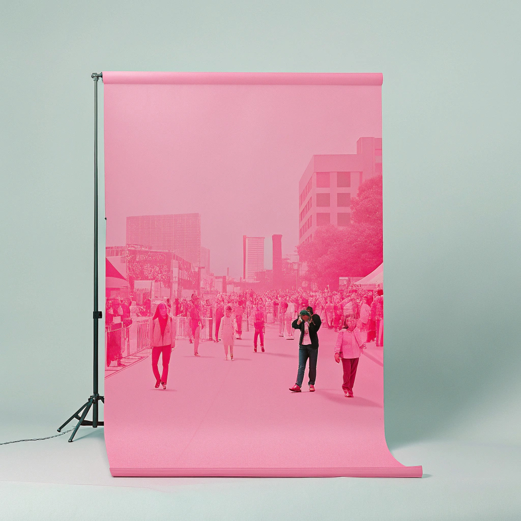 image of a workspace with computer monitors (for a social media and communication)