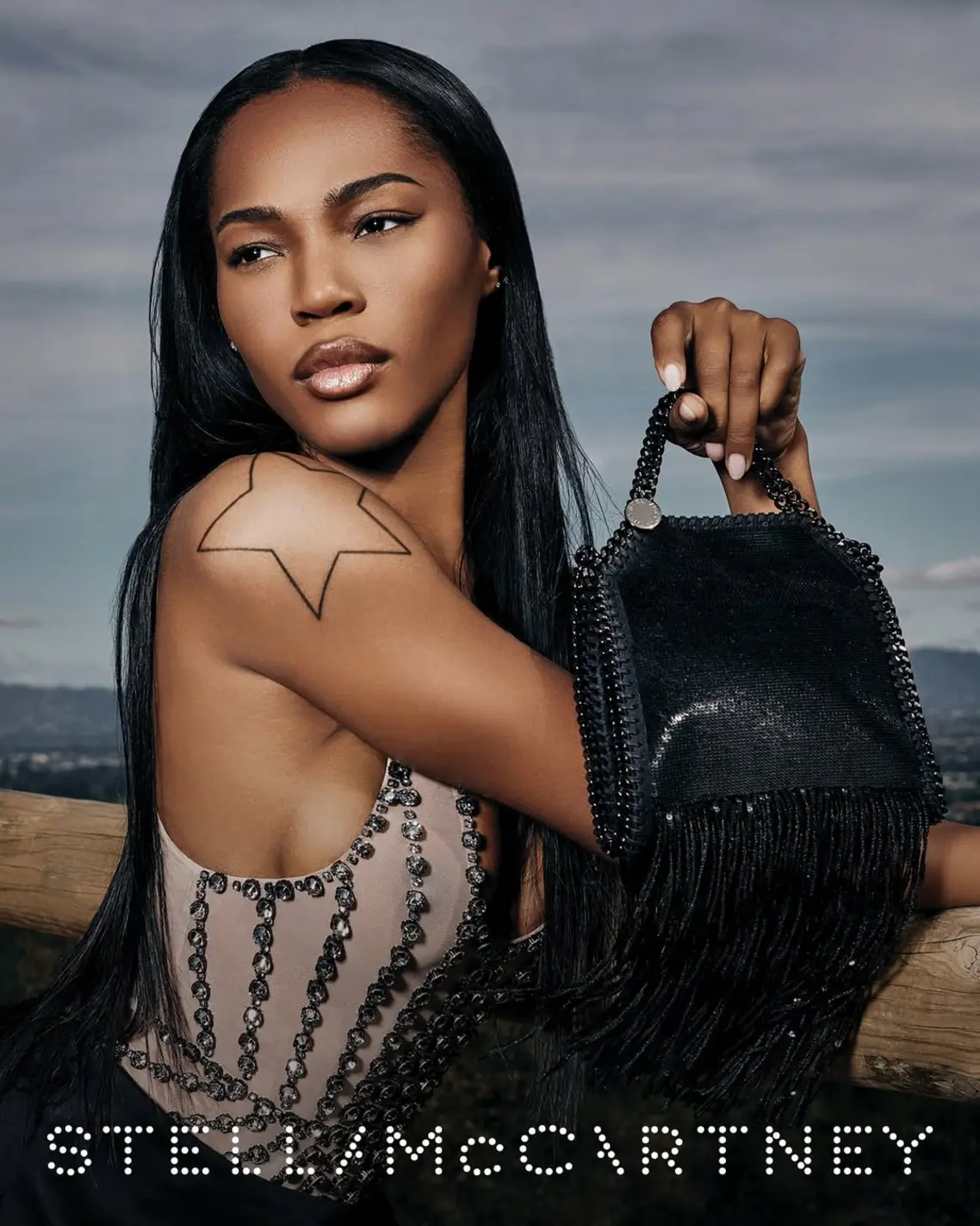 Quen Blackwell limited-edition #Falabella bag, 2025