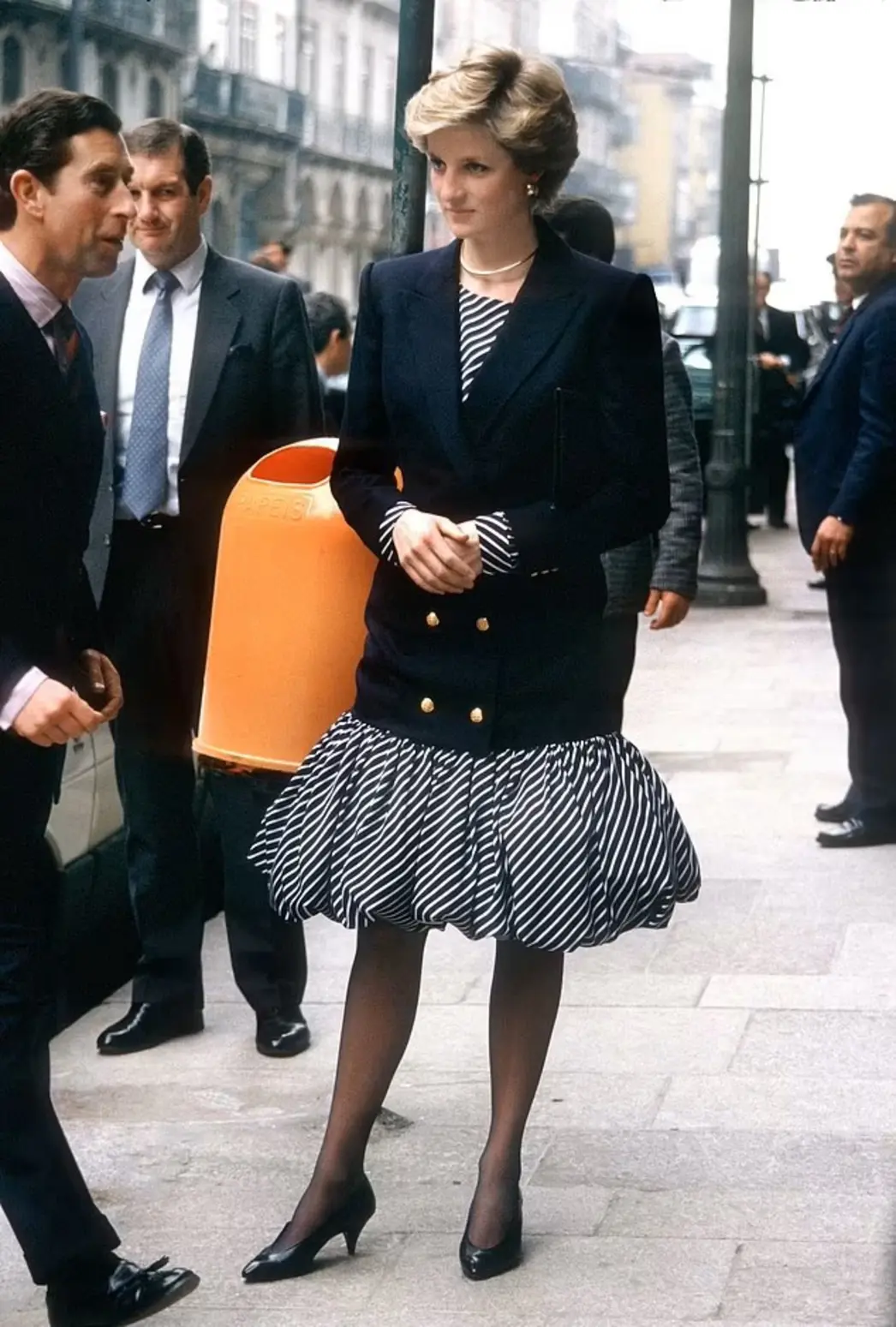 Princess Diana on a Visit to Lisbon, 1987