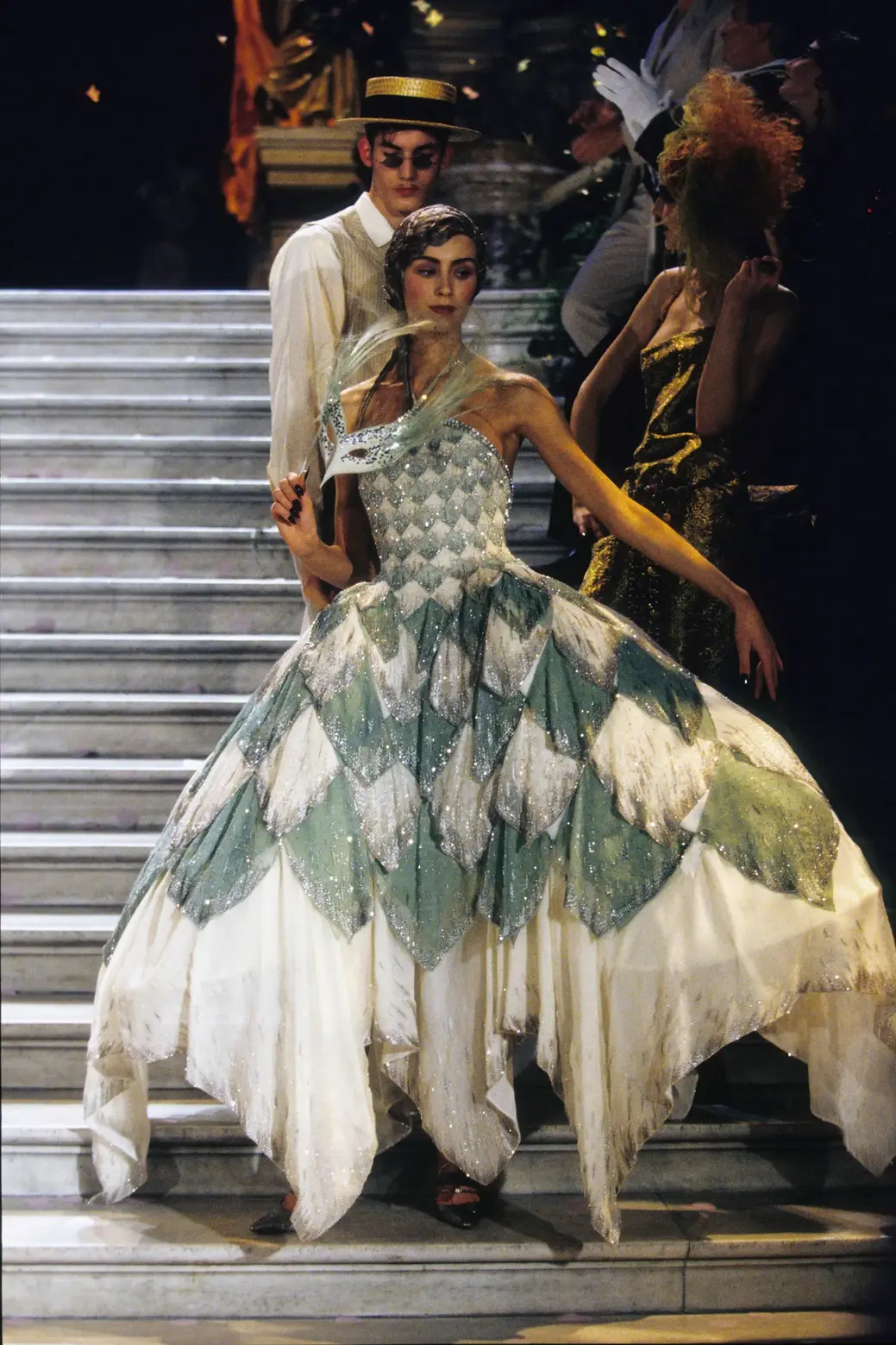 John Galliano recreates Christian Dior's "Junon" dress