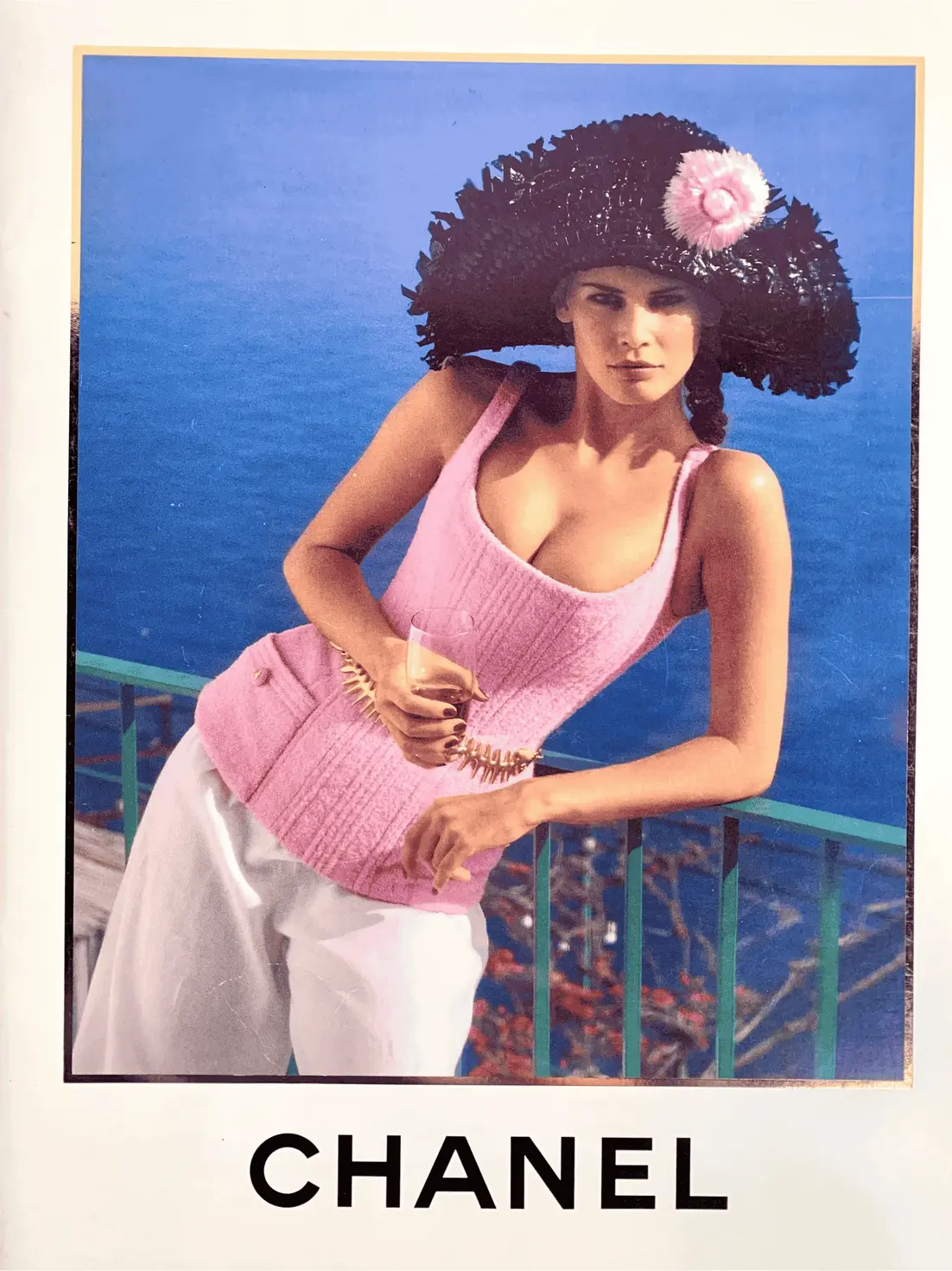 Chanel's AW93 campaign tweed corsets