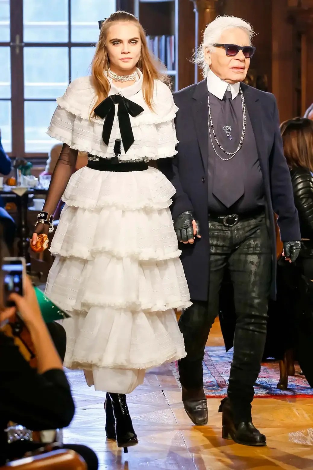 Cara & Karl in the end of Metier d’Arts Paris-Salzburg 2012