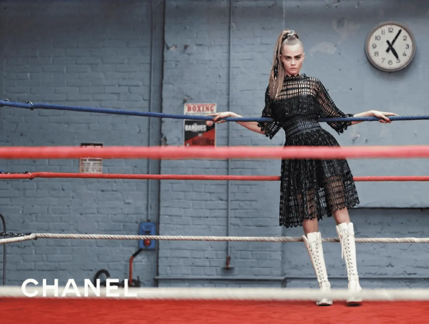 Cara Delevingne in Chanel's Fall 2014 Campaign