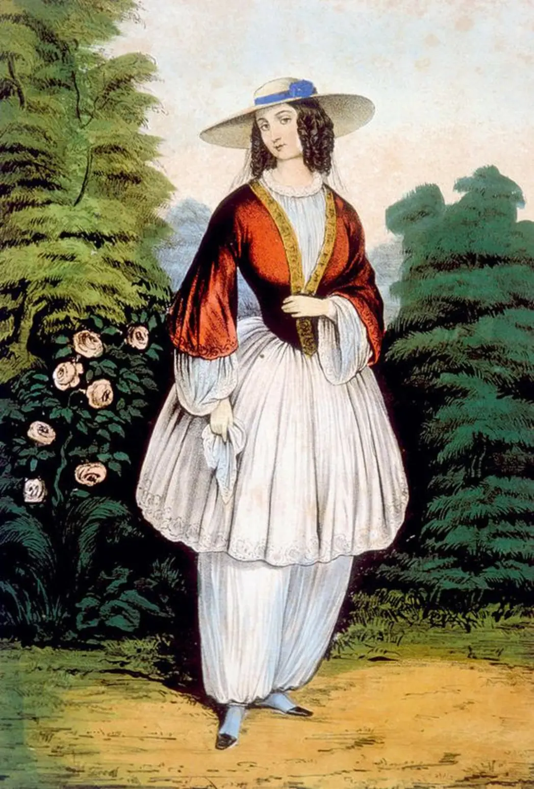 Currier & Ives, The Bloomer Costume