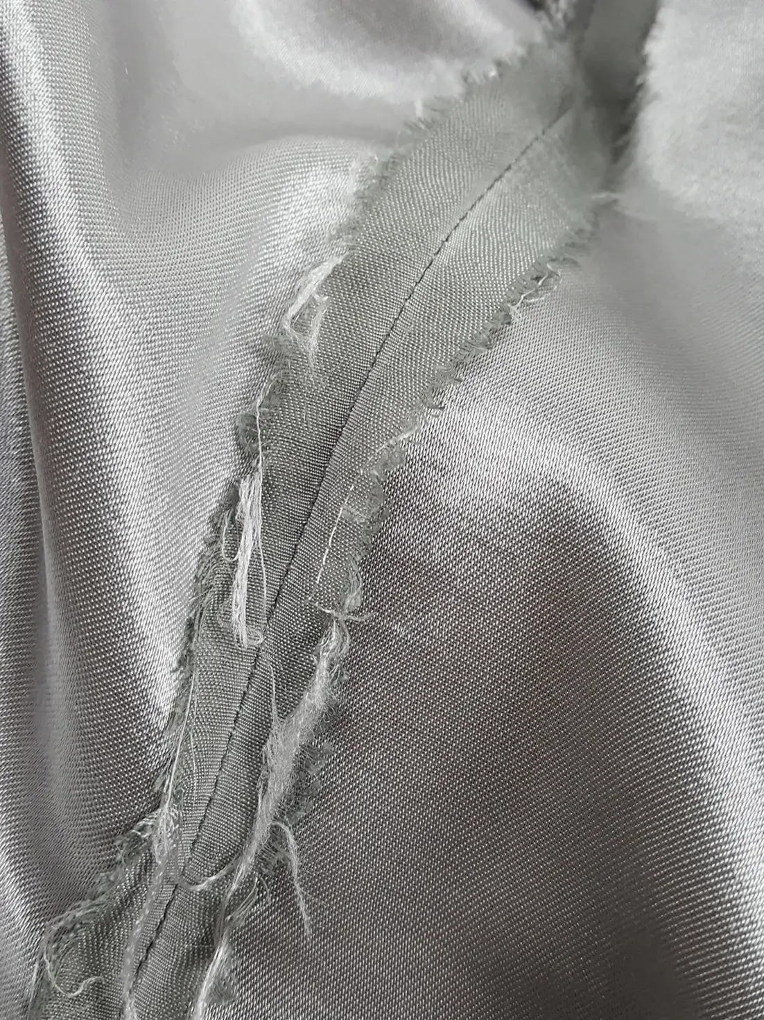 Maison Martin Margiela light blue inside-out skirt (Spring 2006)