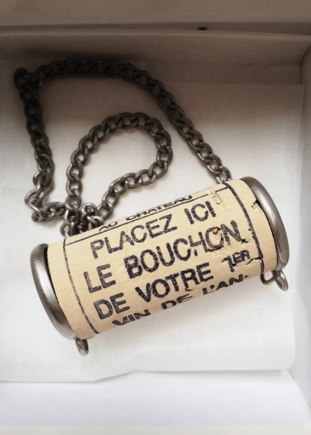 Maison Martin Margiela cork necklace