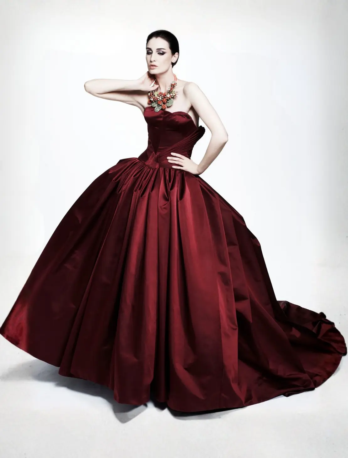 Erin O Connor in Zac Posen