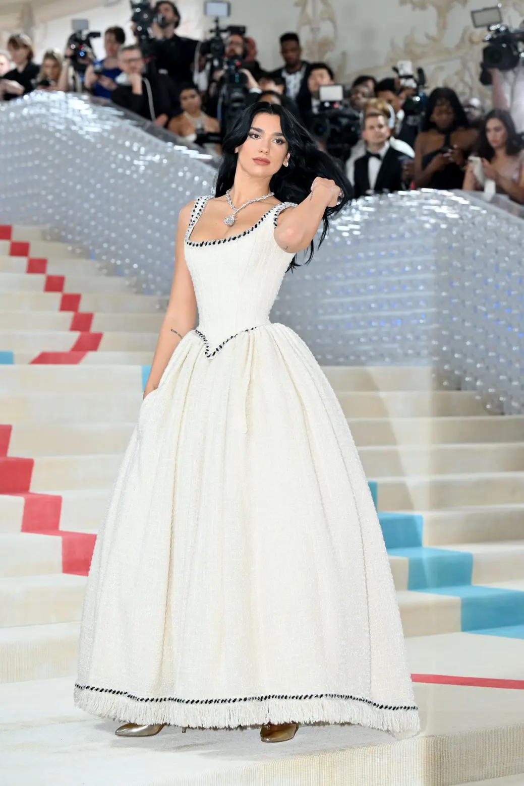 Dua Lipa wearing Chanel at Met Gala 2023