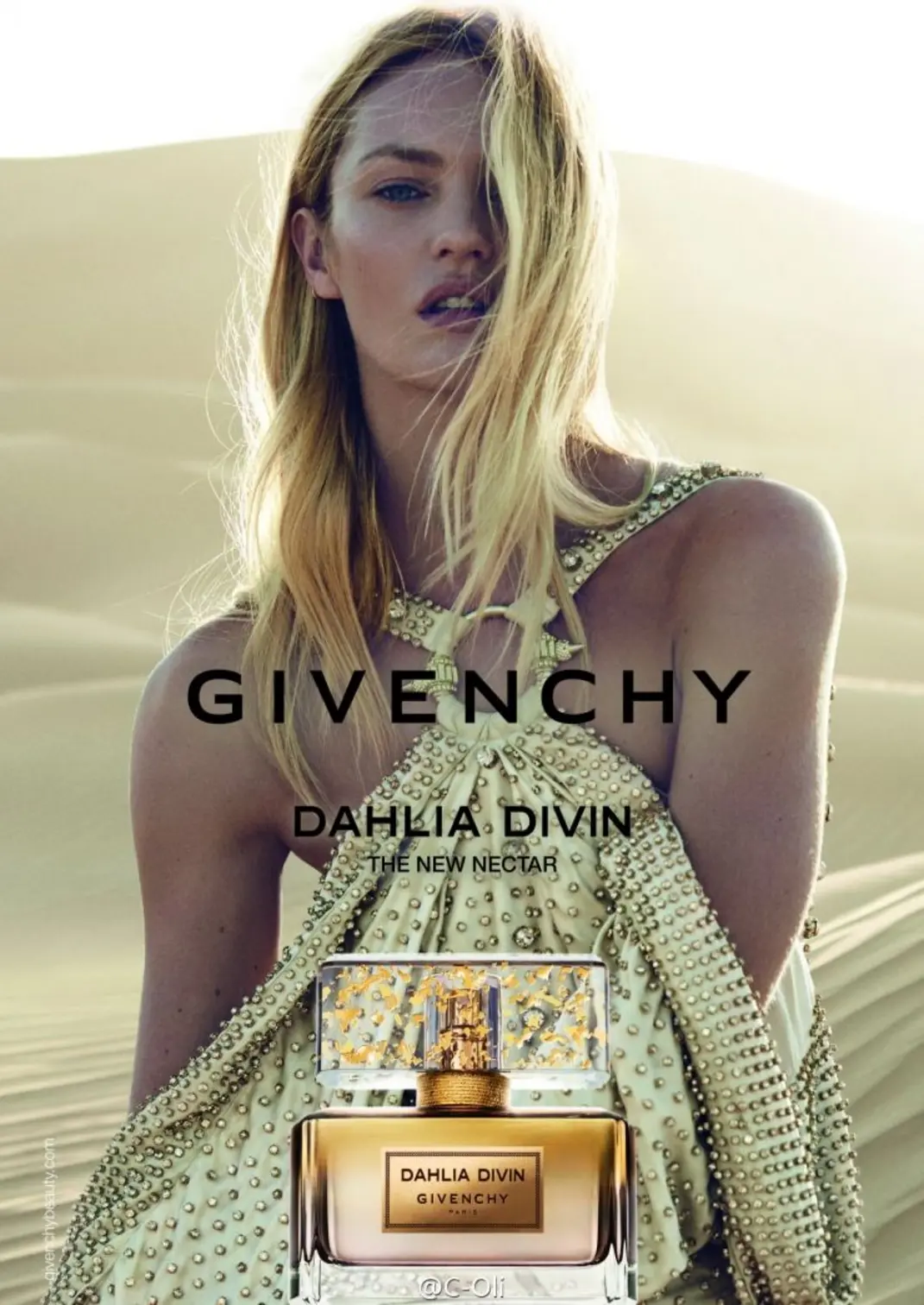 Candice Swanepoel Enchants as the Face of Givenchy’s ‘Dahlia Divin Le Nectar’, 2016