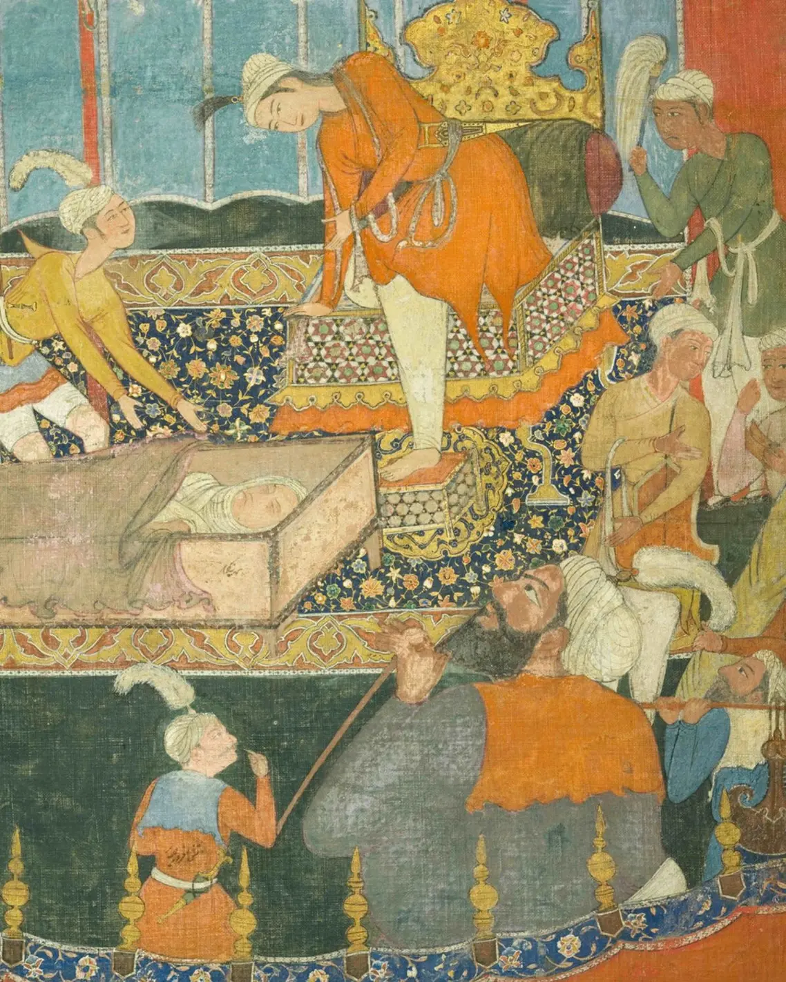 Illustration from the Quissai Amir Hamza, 16th century India