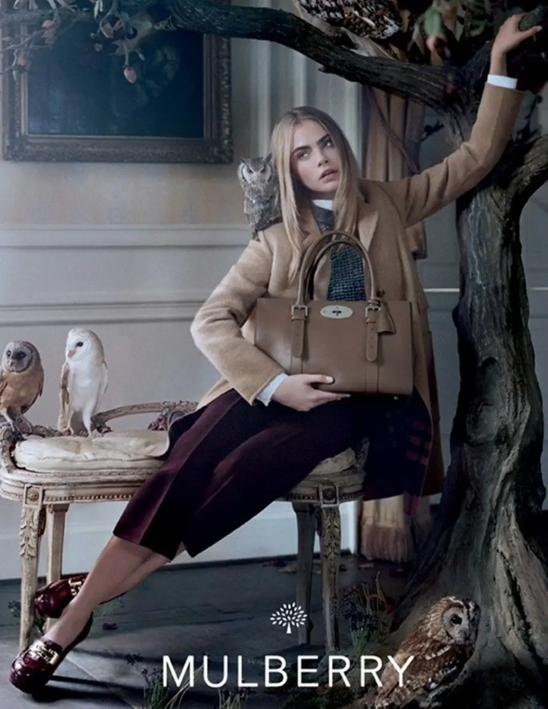 Cara Delevingne for Mulberry Fall 2013 Campaign