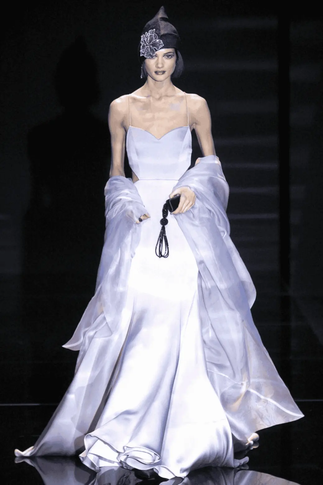 A look from the Giorgio Armani Privé Spring 2005 Couture show