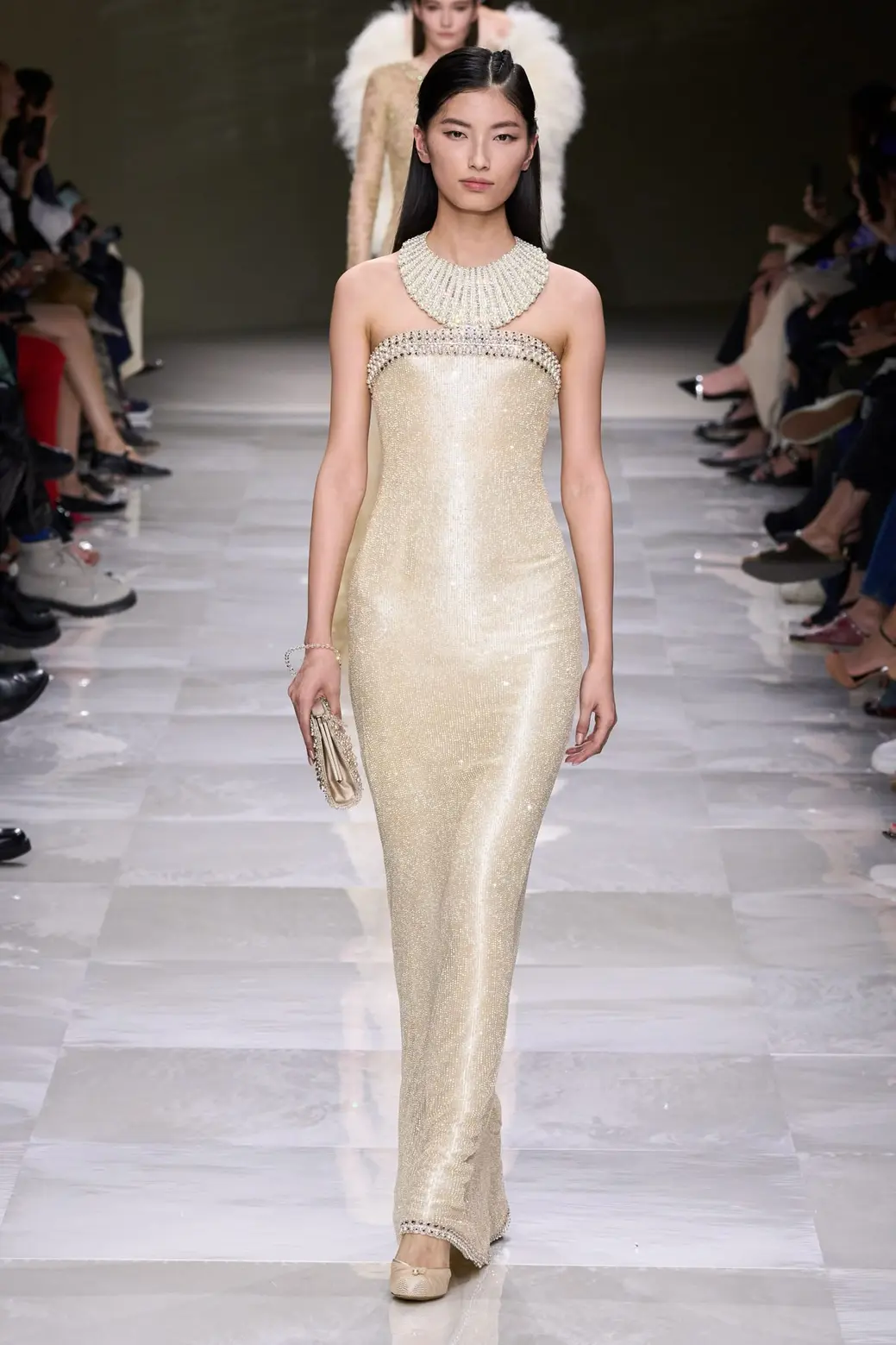A look from the Giorgio Armani Privé Fall 2024 Couture show