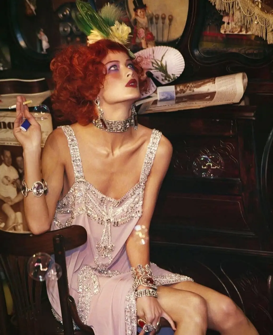 Carolyn Murphy, John Galliano’s muse during the Spring/Summer 1998 collection