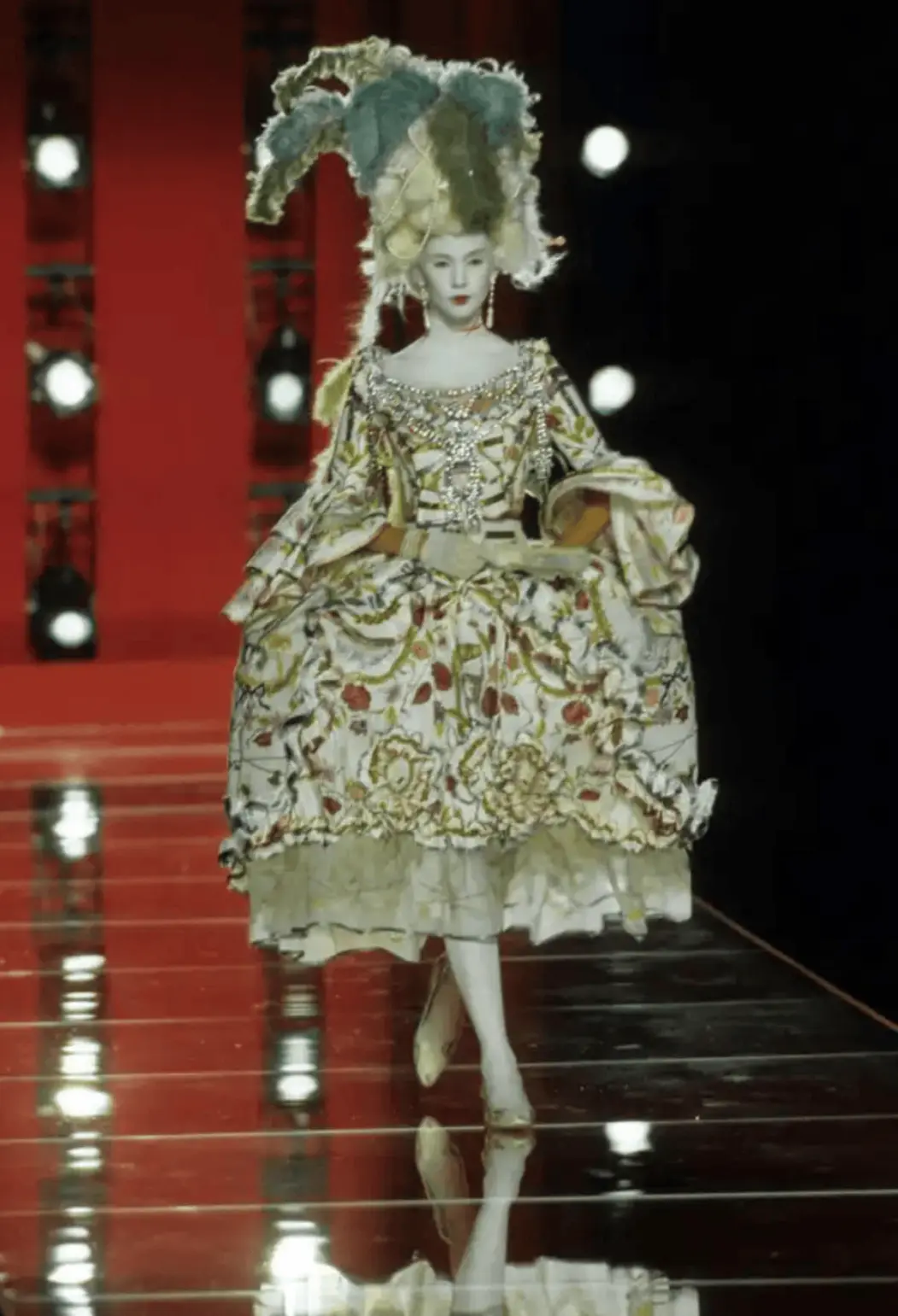 John Galliano’s Marie Antoinette-inspired ensemble from Christian Dior’s Fall 2000 Haute Couture collection