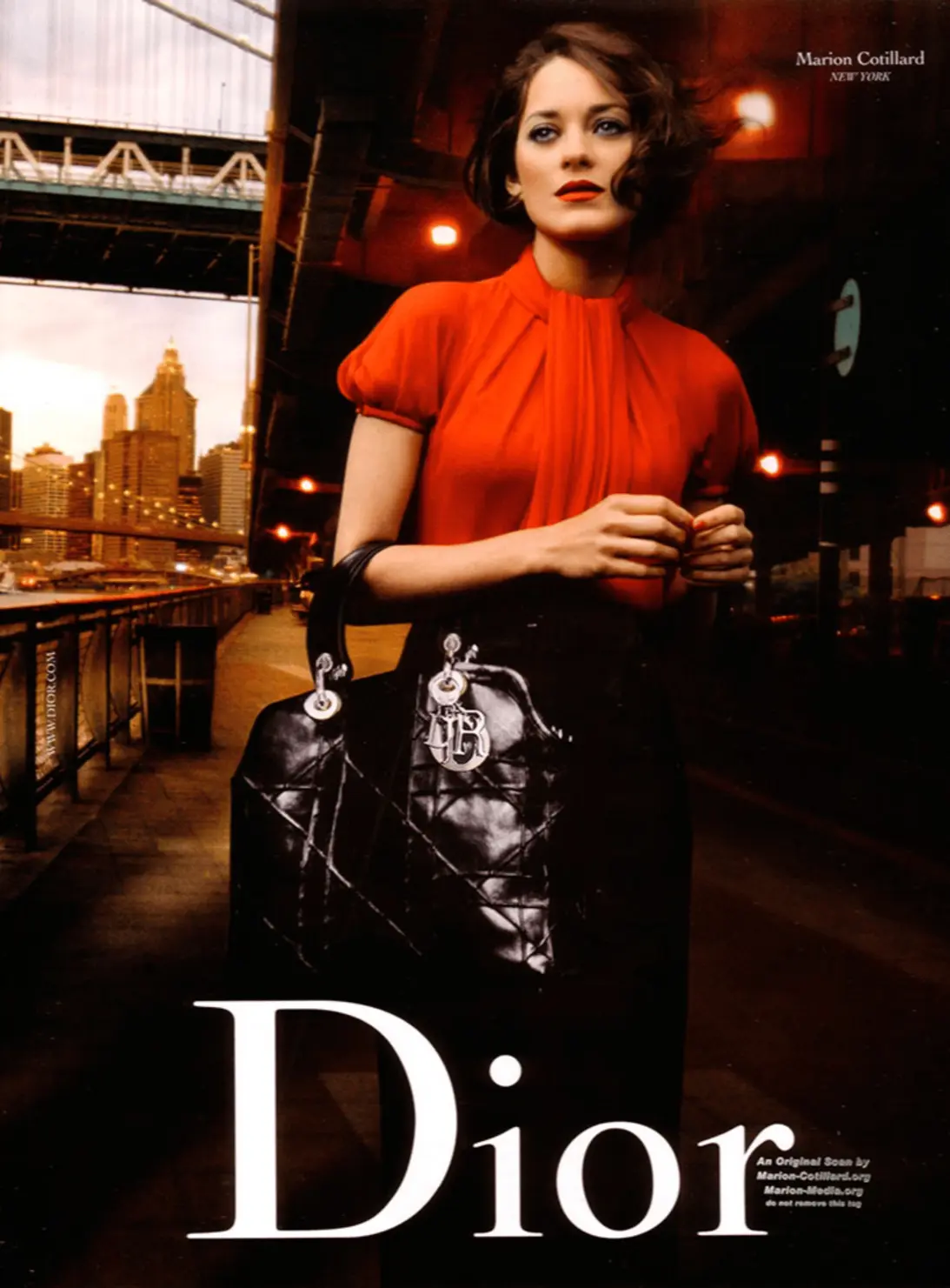 The Lady Dior campaign featuring Marion Cotillard, photographed by Annie Leibovitz